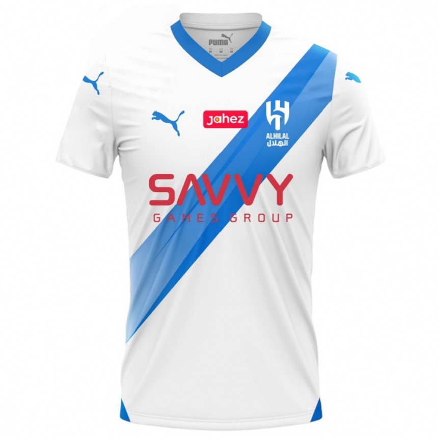 Hombre Fútbol Camiseta Mohammed Al-Burayk #2 Blanco 2ª Equipación 2023/24