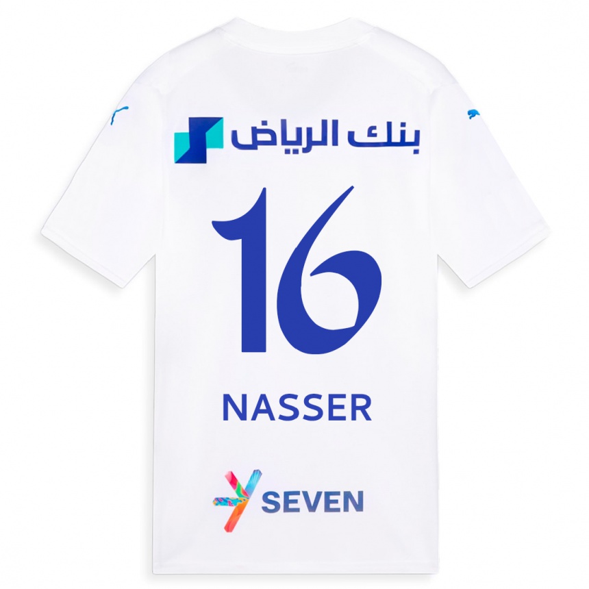 Hombre Fútbol Camiseta Nasser Al-Dawsari #16 Blanco 2ª Equipación 2023/24