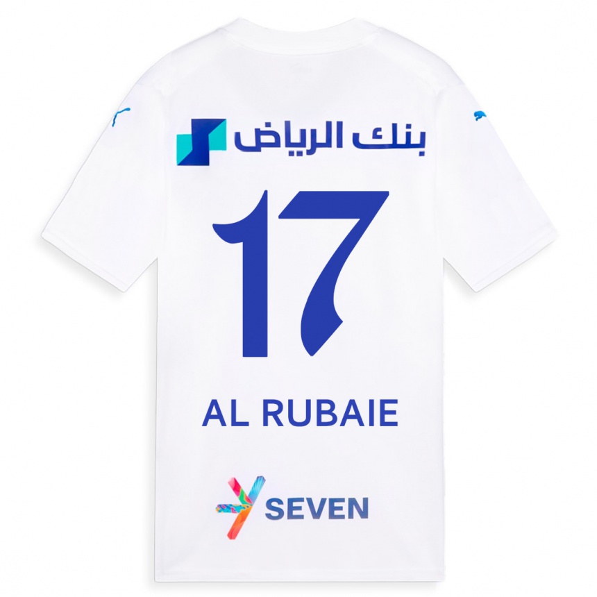 Hombre Fútbol Camiseta Mohammed Al-Rubaie #17 Blanco 2ª Equipación 2023/24