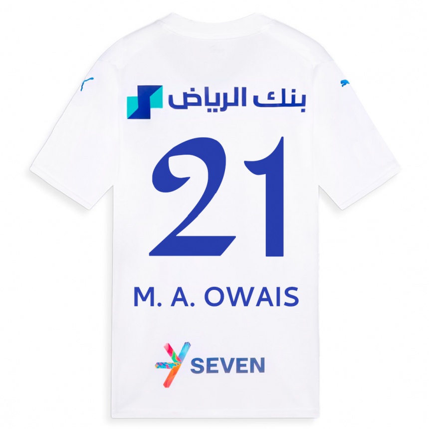 Hombre Fútbol Camiseta Mohammed Al-Owais #21 Blanco 2ª Equipación 2023/24