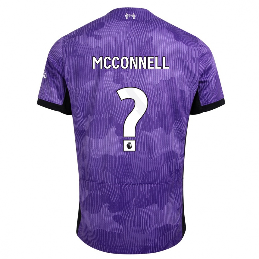 Hombre Fútbol Camiseta James Mcconnell #0 Púrpura Equipación Tercera 2023/24