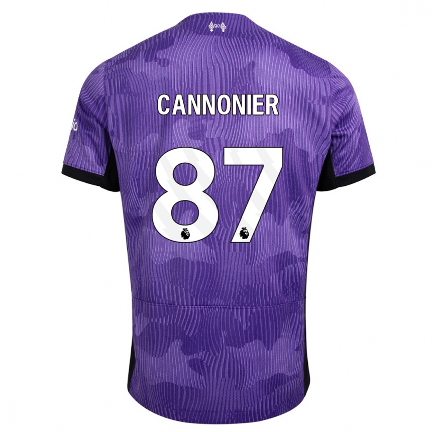 Hombre Fútbol Camiseta Oakley Cannonier #87 Púrpura Equipación Tercera 2023/24