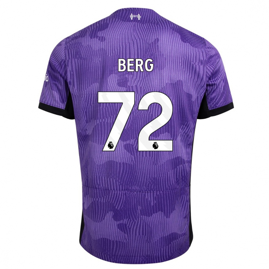 Hombre Fútbol Camiseta Sepp Van Den Berg #72 Púrpura Equipación Tercera 2023/24