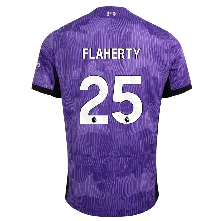 Hombre Fútbol Camiseta Gilly Flaherty #25 Púrpura Equipación Tercera 2023/24