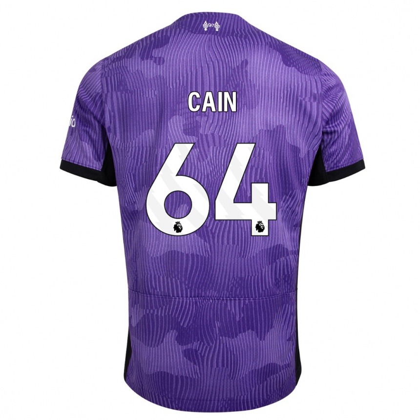 Hombre Fútbol Camiseta Jake Cain #64 Púrpura Equipación Tercera 2023/24