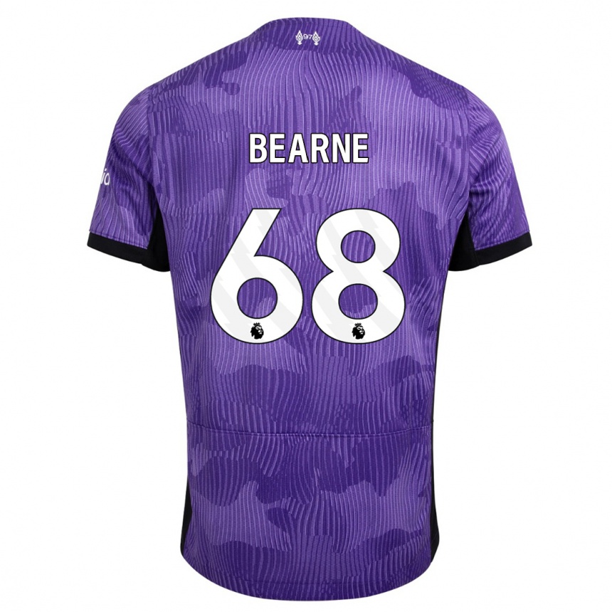 Hombre Fútbol Camiseta Jack Bearne #68 Púrpura Equipación Tercera 2023/24