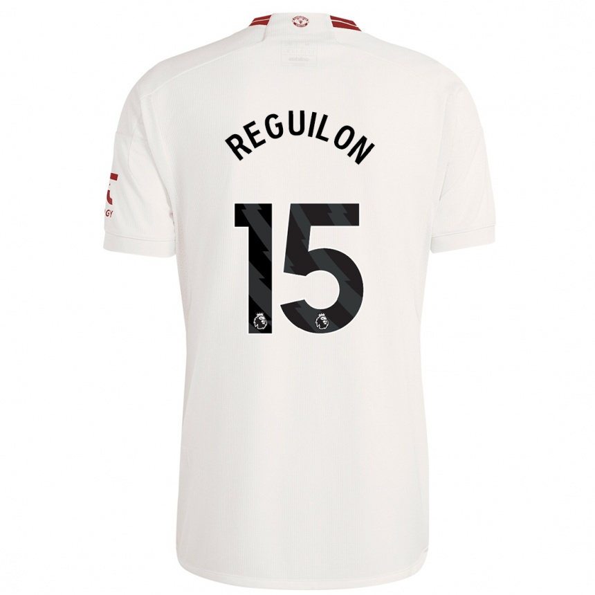 Hombre Fútbol Camiseta Sergio Reguilon #15 Blanco Equipación Tercera 2023/24