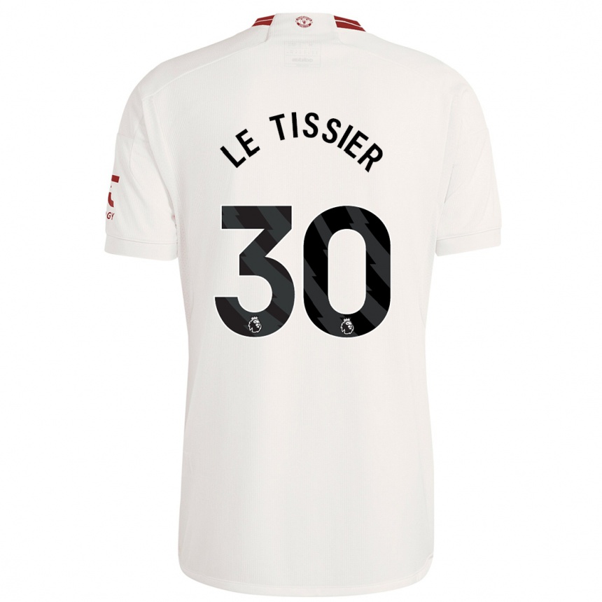 Hombre Fútbol Camiseta Maya Le Tissier #30 Blanco Equipación Tercera 2023/24