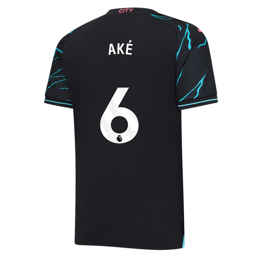 Hombre Fútbol Camiseta Nathan Ake #6 Azul Oscuro Equipación Tercera 2023/24