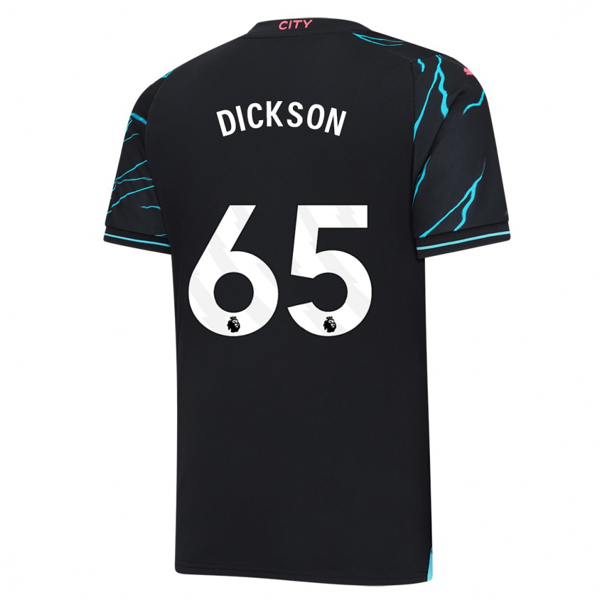 Hombre Fútbol Camiseta Will Dickson #65 Azul Oscuro Equipación Tercera 2023/24