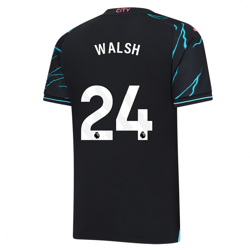 Hombre Fútbol Camiseta Keira Walsh #24 Azul Oscuro Equipación Tercera 2023/24