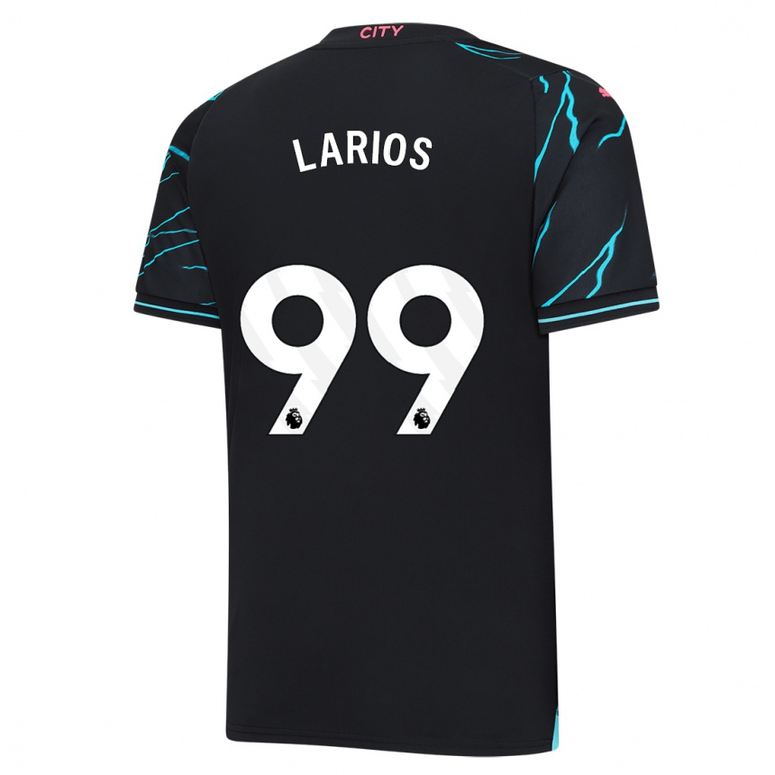 Hombre Fútbol Camiseta Juan Larios #99 Azul Oscuro Equipación Tercera 2023/24
