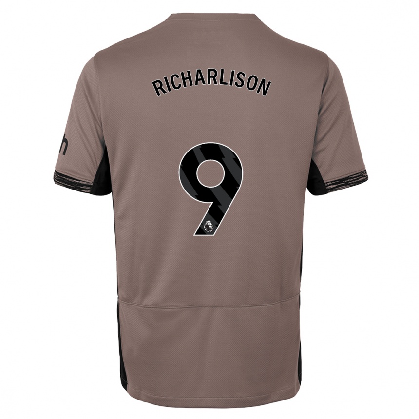 Hombre Fútbol Camiseta Richarlison #9 Beige Obscuro Equipación Tercera 2023/24