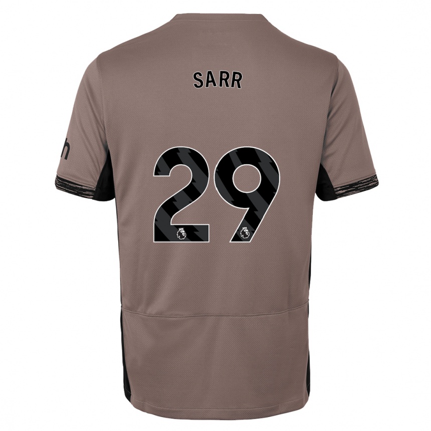 Hombre Fútbol Camiseta Pape Matar Sarr #29 Beige Obscuro Equipación Tercera 2023/24