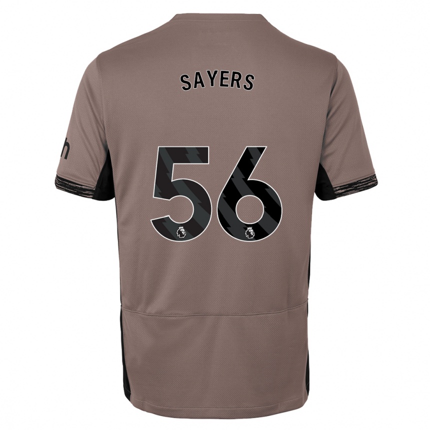 Hombre Fútbol Camiseta Charlie Sayers #56 Beige Obscuro Equipación Tercera 2023/24