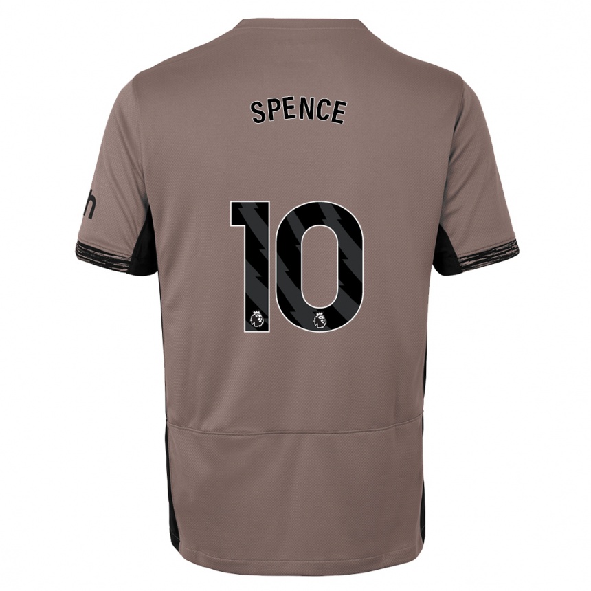 Hombre Fútbol Camiseta Drew Spence #10 Beige Obscuro Equipación Tercera 2023/24