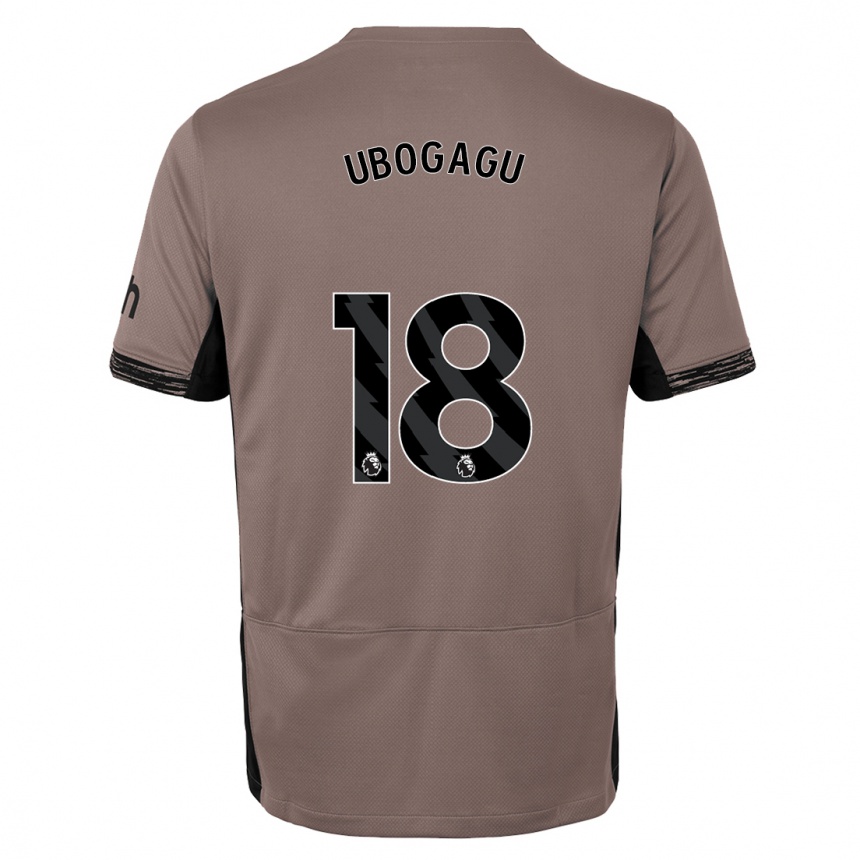 Hombre Fútbol Camiseta Chioma Ubogagu #18 Beige Obscuro Equipación Tercera 2023/24