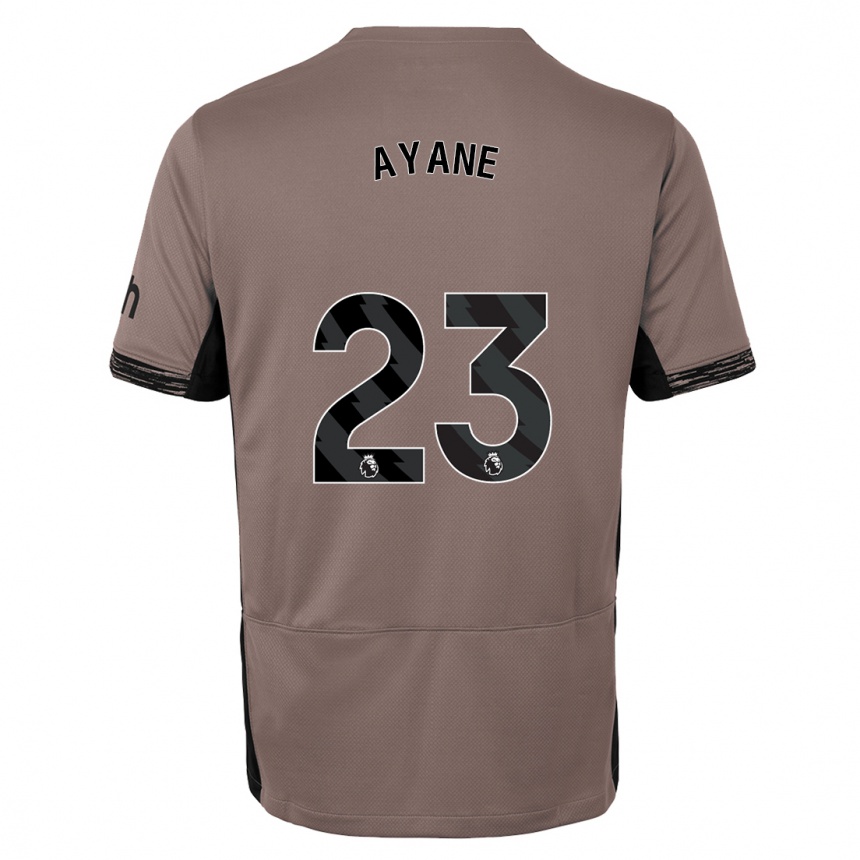 Hombre Fútbol Camiseta Rosella Ayane #23 Beige Obscuro Equipación Tercera 2023/24