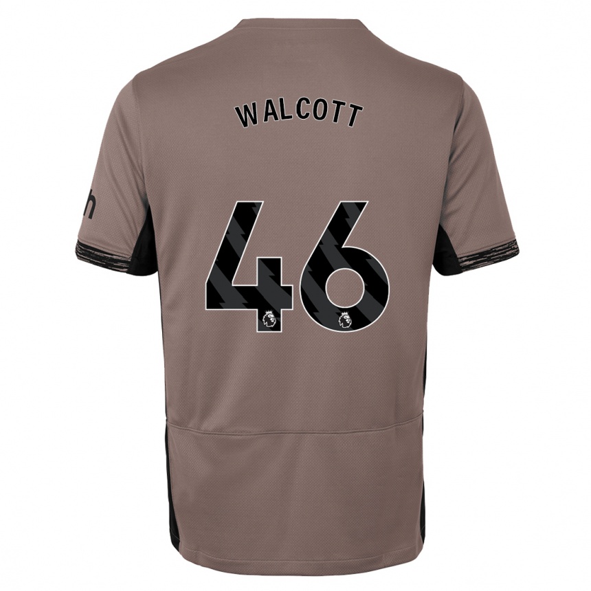 Hombre Fútbol Camiseta Malachi Fagan Walcott #46 Beige Obscuro Equipación Tercera 2023/24