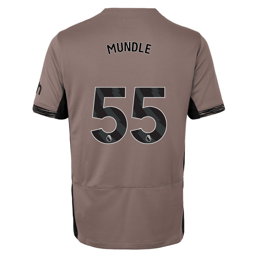 Hombre Fútbol Camiseta Romaine Mundle #55 Beige Obscuro Equipación Tercera 2023/24