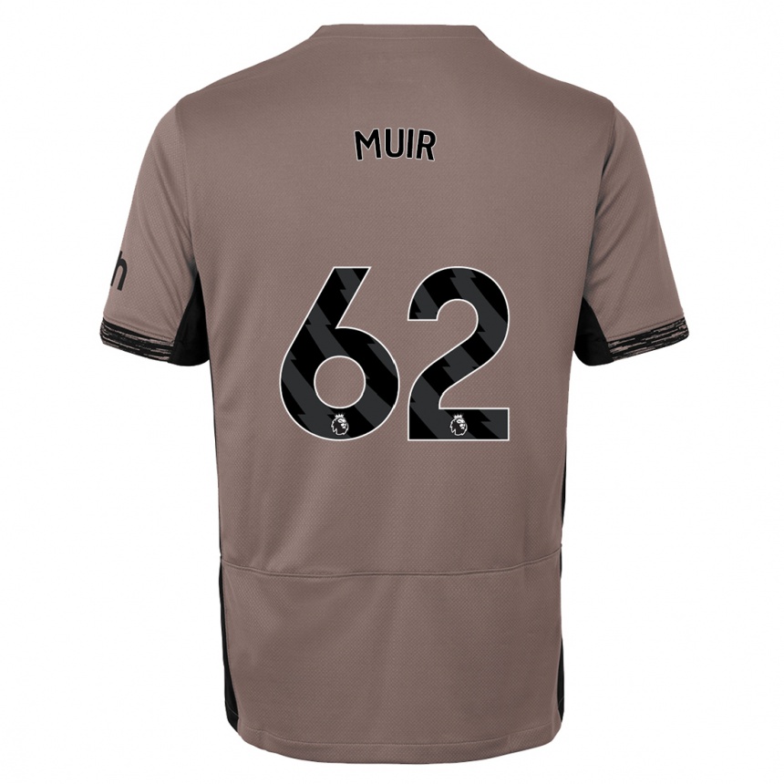 Hombre Fútbol Camiseta Marqes Muir #62 Beige Obscuro Equipación Tercera 2023/24