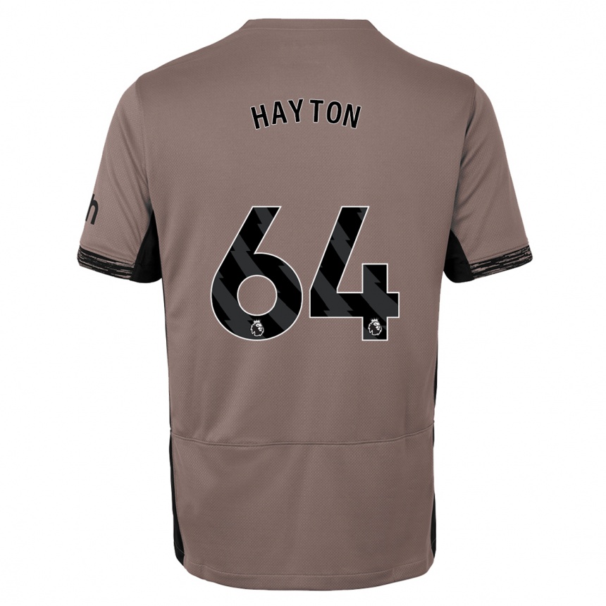 Hombre Fútbol Camiseta Adam Hayton #64 Beige Obscuro Equipación Tercera 2023/24