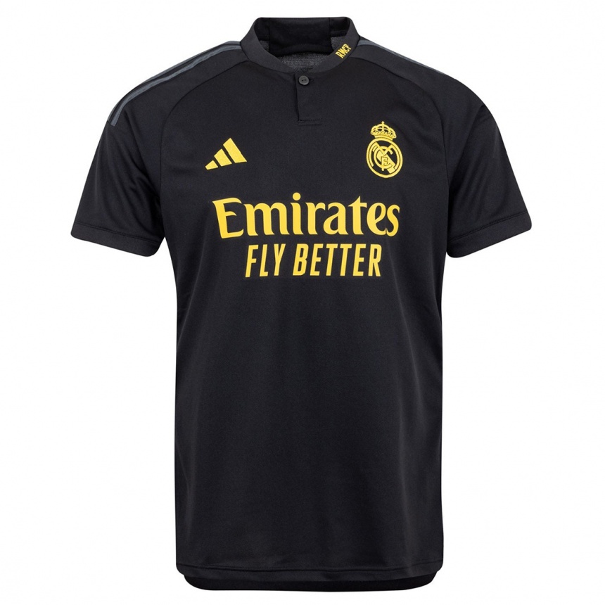 Hombre Fútbol Camiseta Pece #0 Negro Equipación Tercera 2023/24