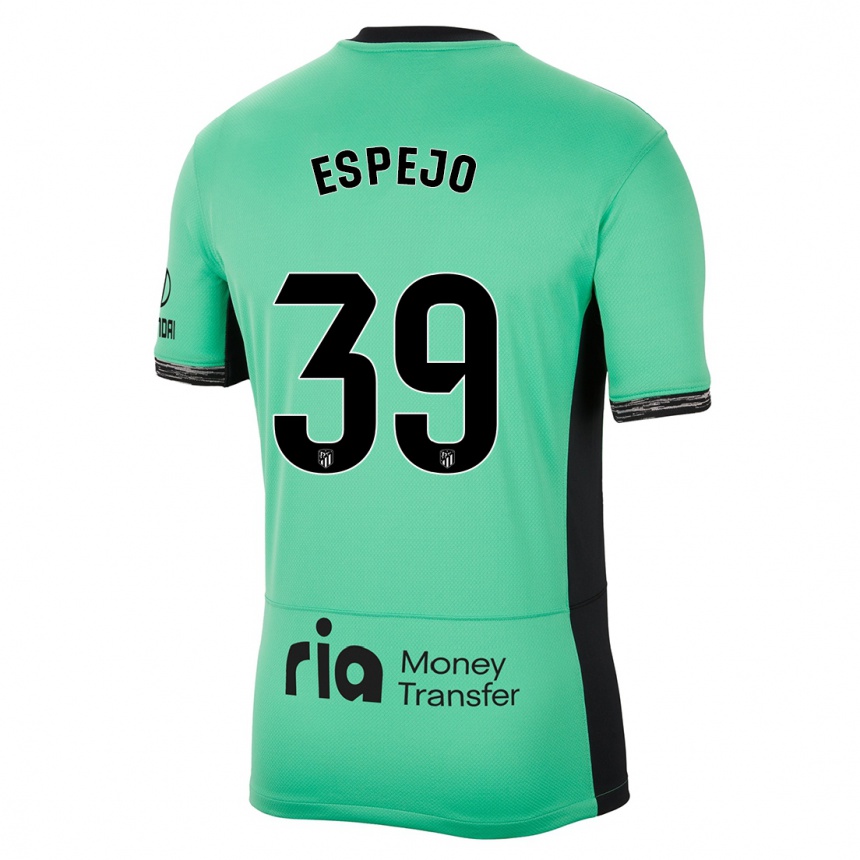 Hombre Fútbol Camiseta Diego Espejo #39 Primavera Verde Equipación Tercera 2023/24