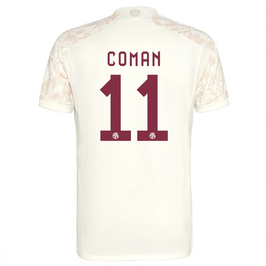 Hombre Fútbol Camiseta Kingsley Coman #11 Blanquecino Equipación Tercera 2023/24