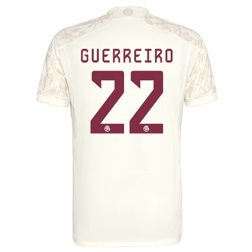 Hombre Fútbol Camiseta Raphaël Guerreiro #22 Blanquecino Equipación Tercera 2023/24