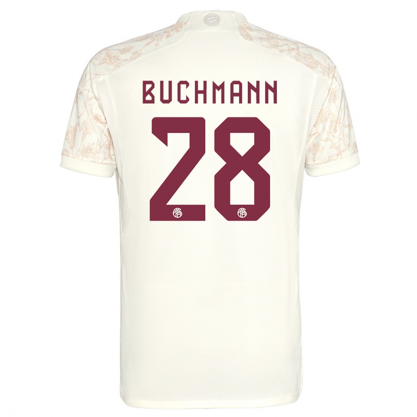 Hombre Fútbol Camiseta Tarek Buchmann #28 Blanquecino Equipación Tercera 2023/24