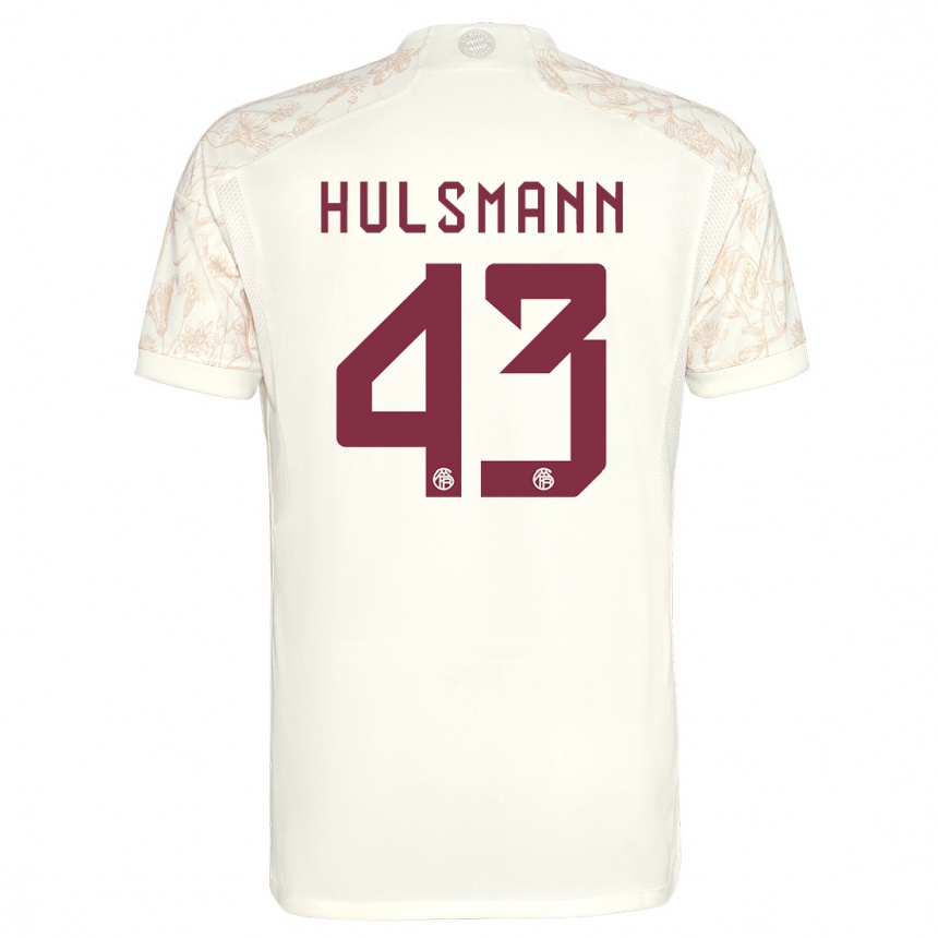 Hombre Fútbol Camiseta Tom Hulsmann #43 Blanquecino Equipación Tercera 2023/24