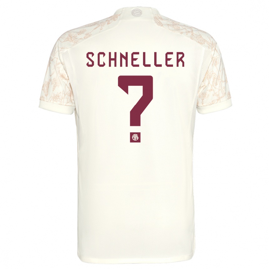 Hombre Fútbol Camiseta Lukas Schneller #0 Blanquecino Equipación Tercera 2023/24