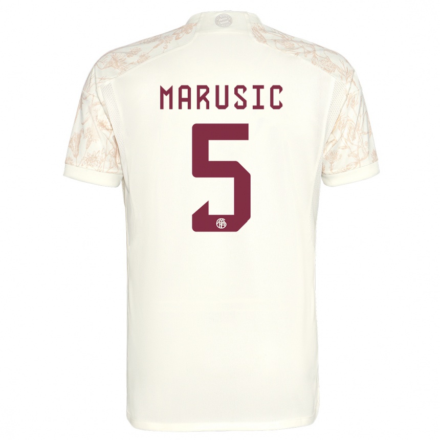 Hombre Fútbol Camiseta Gabriel Marusic #5 Blanquecino Equipación Tercera 2023/24