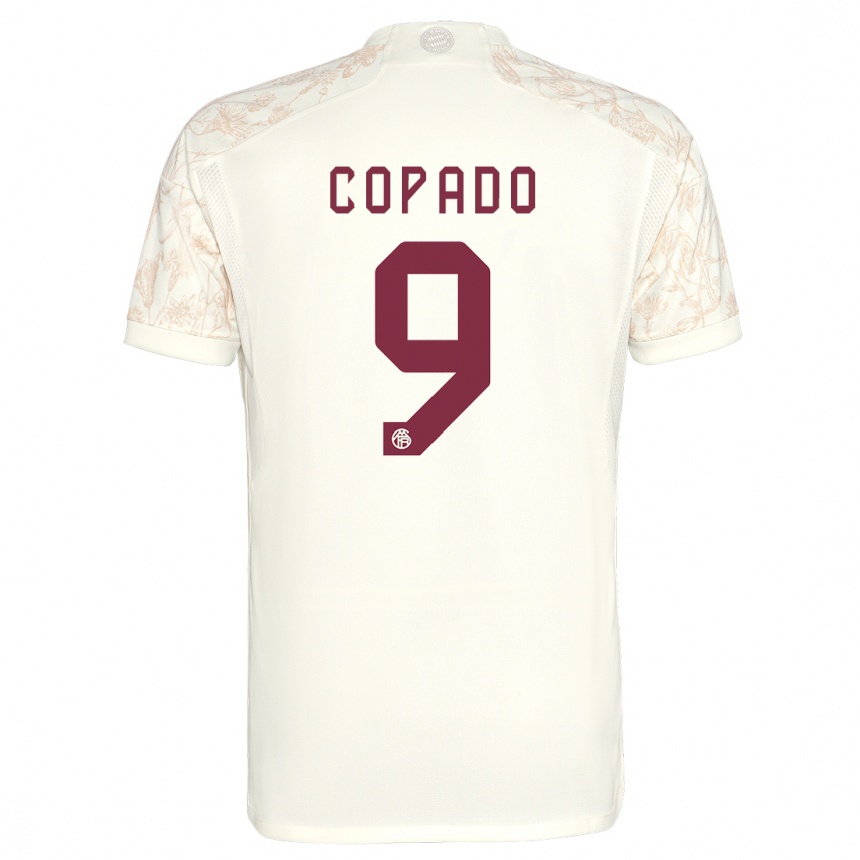 Hombre Fútbol Camiseta Lucas Copado #9 Blanquecino Equipación Tercera 2023/24