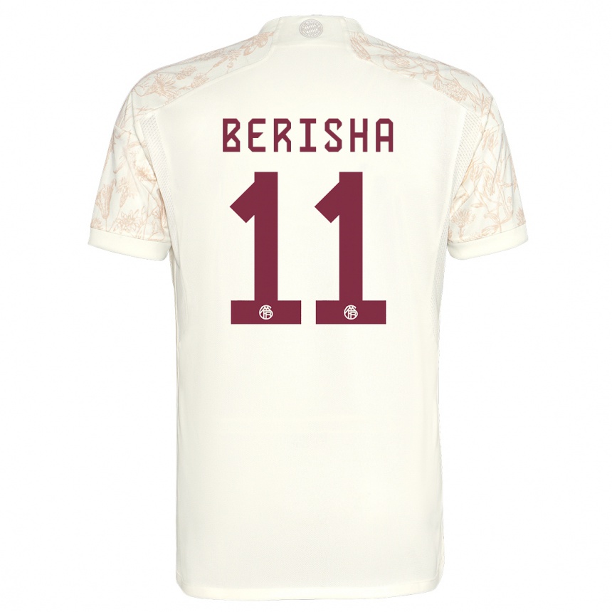 Hombre Fútbol Camiseta Dion Berisha #11 Blanquecino Equipación Tercera 2023/24