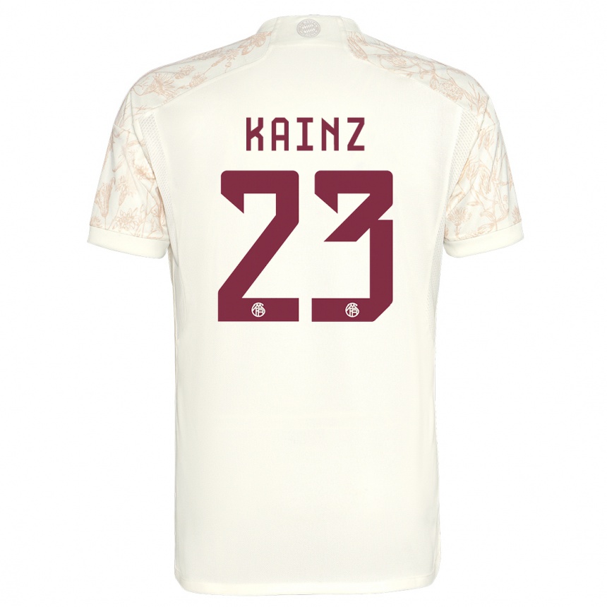 Hombre Fútbol Camiseta Manuel Kainz #23 Blanquecino Equipación Tercera 2023/24