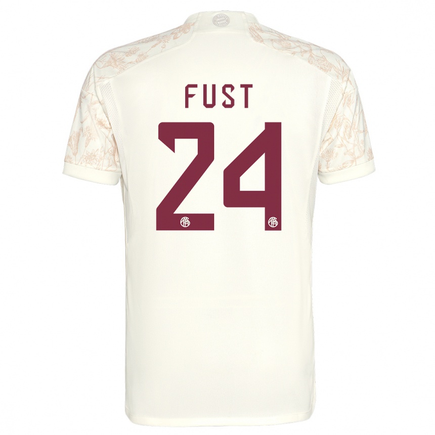 Hombre Fútbol Camiseta Leon Fust #24 Blanquecino Equipación Tercera 2023/24