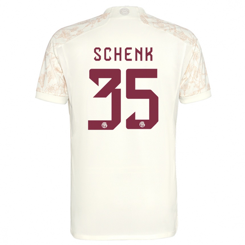 Hombre Fútbol Camiseta Johannes Schenk #35 Blanquecino Equipación Tercera 2023/24