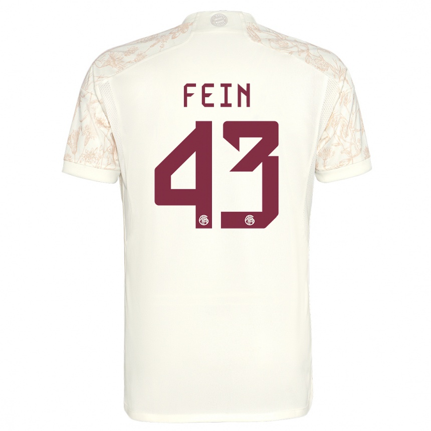 Hombre Fútbol Camiseta Adrian Fein #43 Blanquecino Equipación Tercera 2023/24