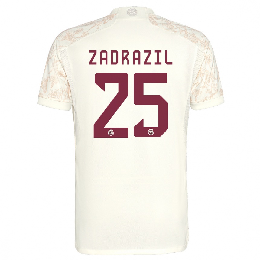 Hombre Fútbol Camiseta Sarah Zadrazil #25 Blanquecino Equipación Tercera 2023/24