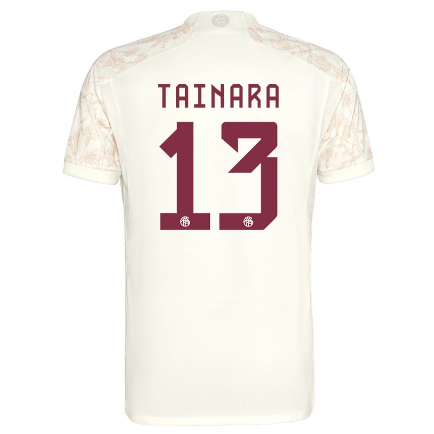 Hombre Fútbol Camiseta Tainara #13 Blanquecino Equipación Tercera 2023/24