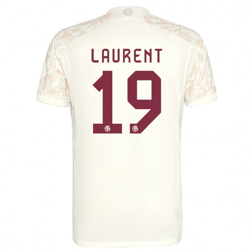 Hombre Fútbol Camiseta Emelyne Laurent #19 Blanquecino Equipación Tercera 2023/24