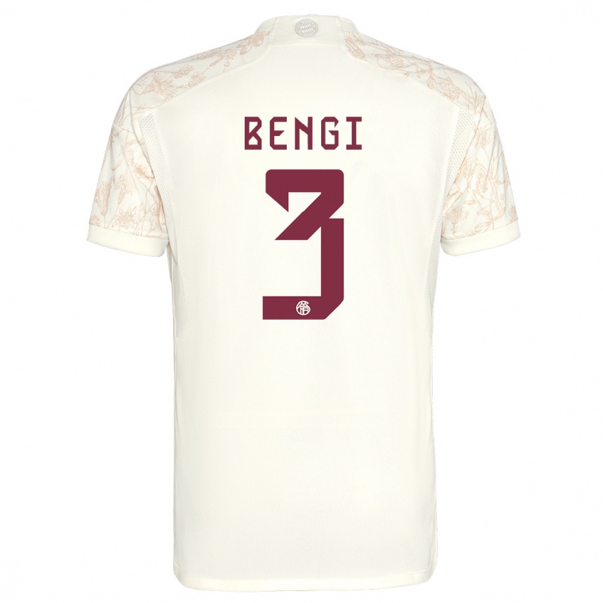 Hombre Fútbol Camiseta Kaan Bengi #3 Blanquecino Equipación Tercera 2023/24