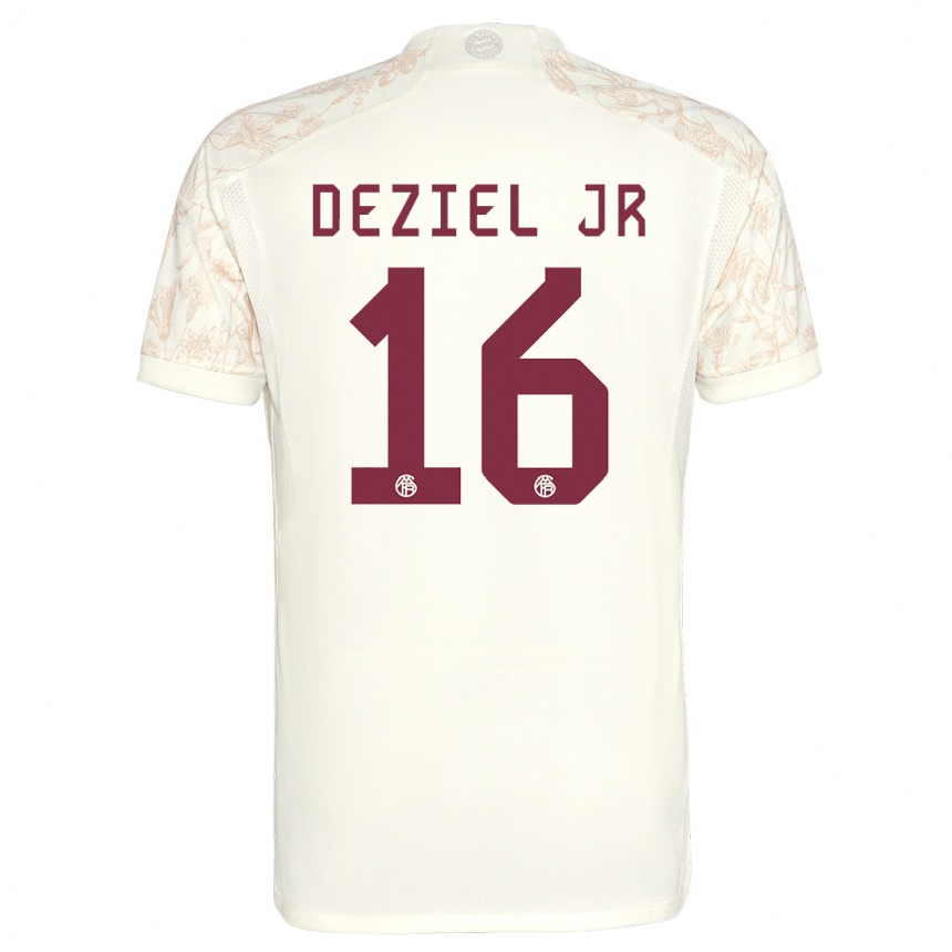 Hombre Fútbol Camiseta Robert Deziel Jr #16 Blanquecino Equipación Tercera 2023/24