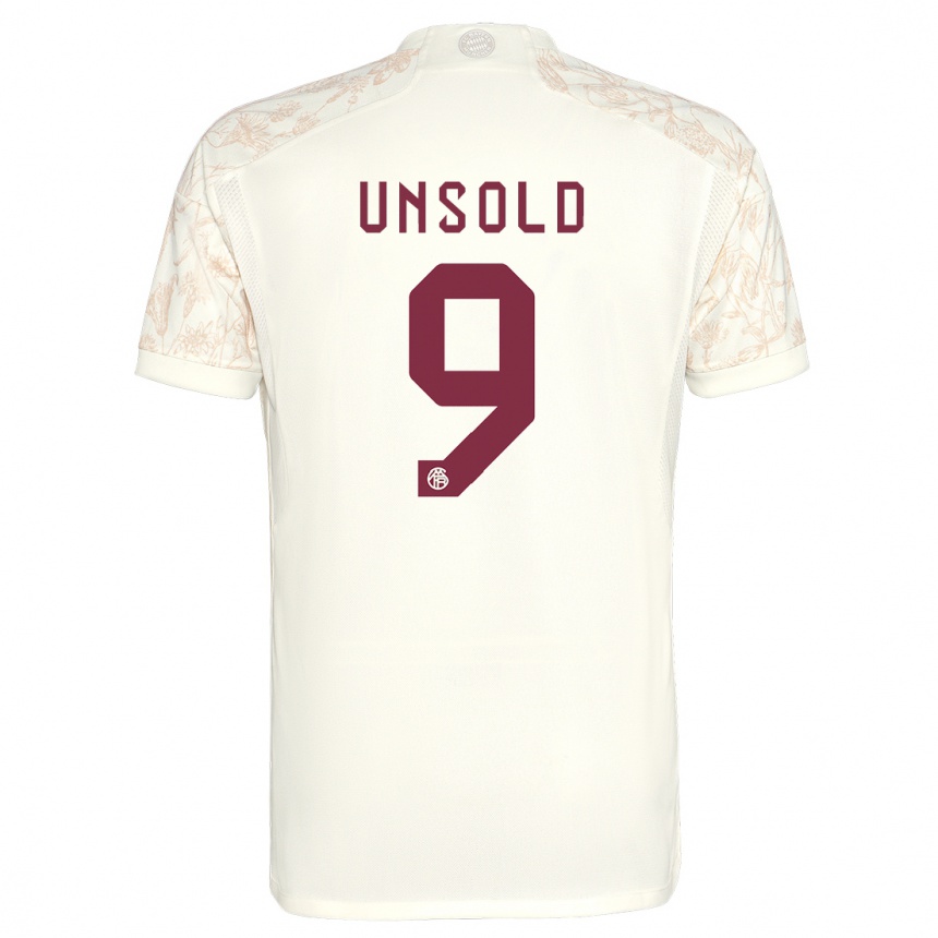 Hombre Fútbol Camiseta Samuel Unsold #9 Blanquecino Equipación Tercera 2023/24