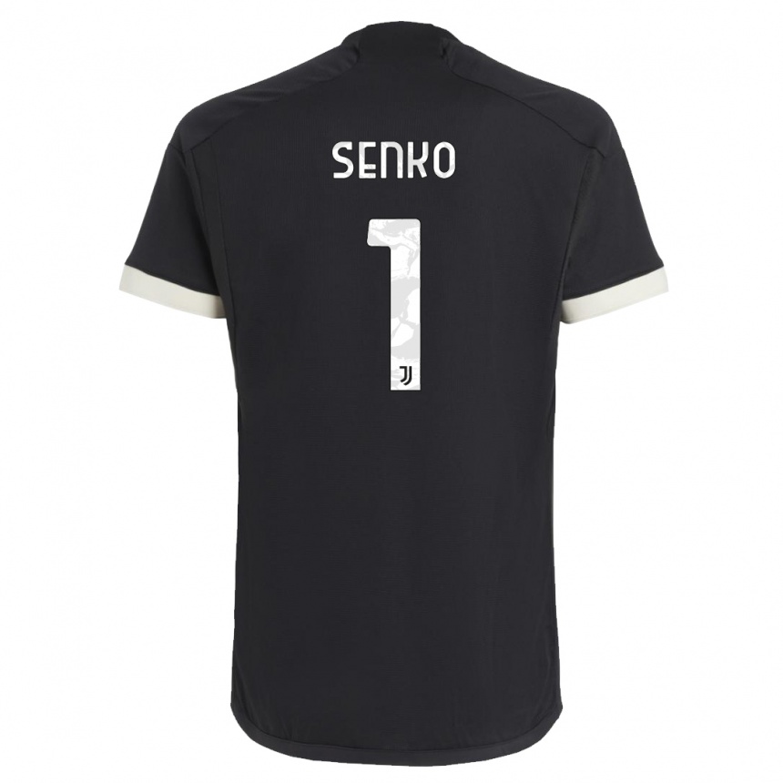 Hombre Fútbol Camiseta Zsombor Senko #1 Negro Equipación Tercera 2023/24