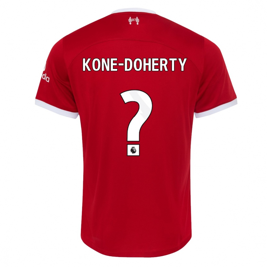 Mujer Fútbol Camiseta Trent Kone-Doherty #0 Rojo 1ª Equipación 2023/24