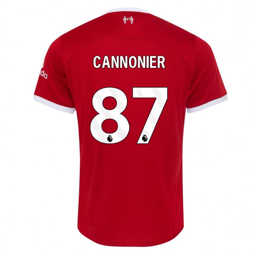 Mujer Fútbol Camiseta Oakley Cannonier #87 Rojo 1ª Equipación 2023/24