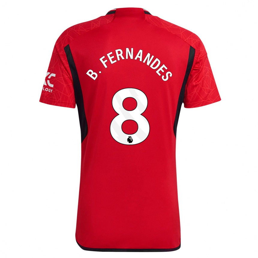 Mujer Fútbol Camiseta Bruno Fernandes #8 Rojo 1ª Equipación 2023/24